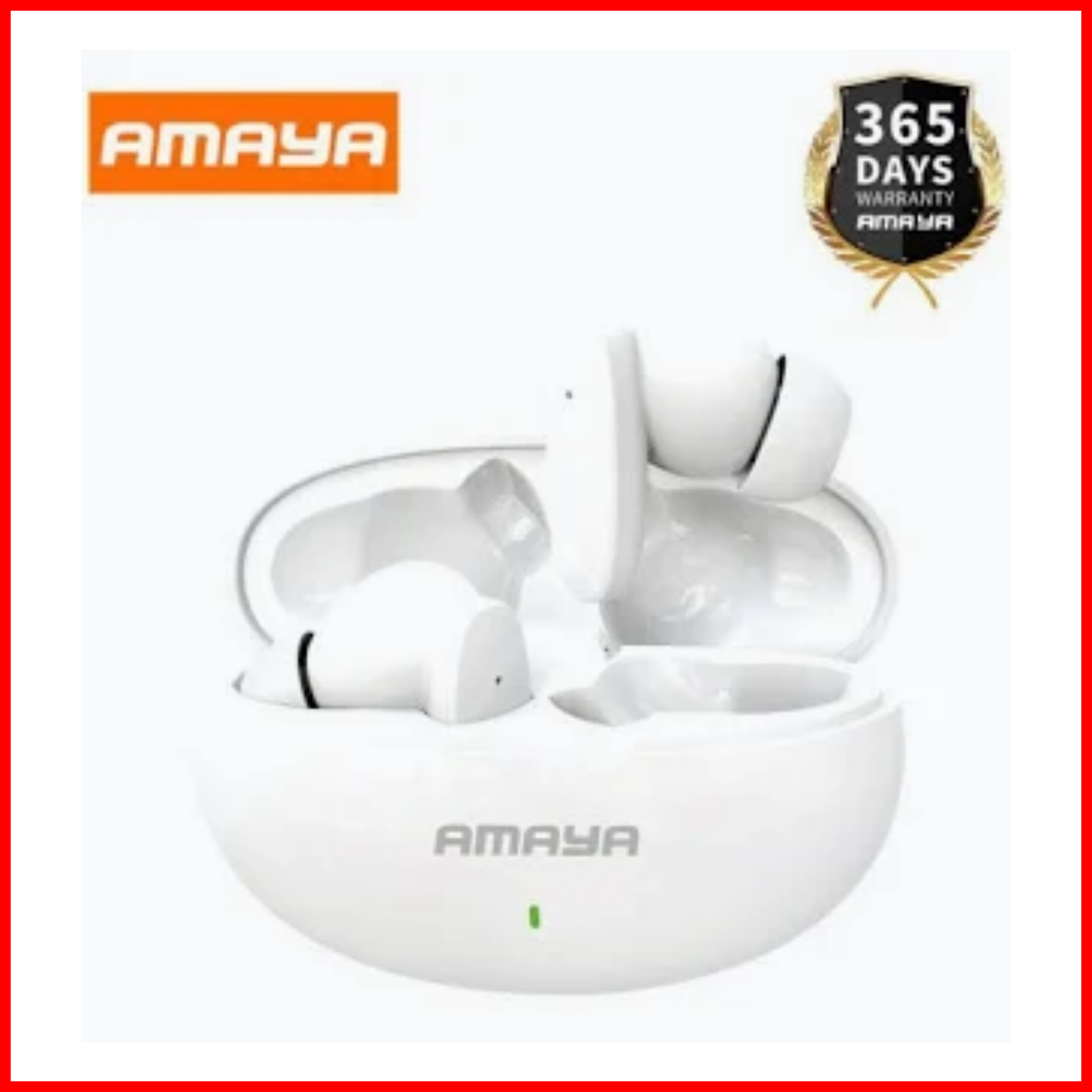 SPECIAL OFFER!!Amaya ATW 27 Wireless Bluetooth Earpods, Earbuds, Headsets, Earphones Air buds PREMIUM DEEP BASS Comfort Fit In-Ear Earbuds with Active Noise Cancellation upto 20 Hours Playtime