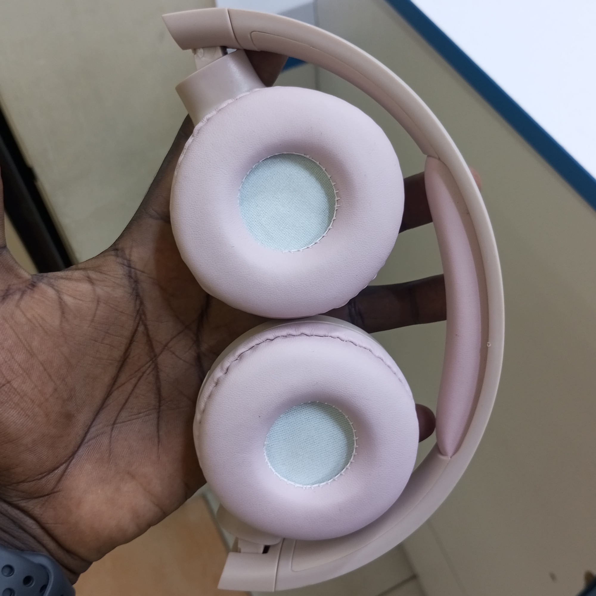 Oraimo Soft Pink 510BT ANC Wireless Over-Ear Headphones – 12 Hours Battery