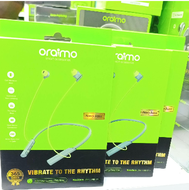 Oraimo Necklace Lite Bluetooth Wireless Neckband Earphones – Lightweight Sports Headset