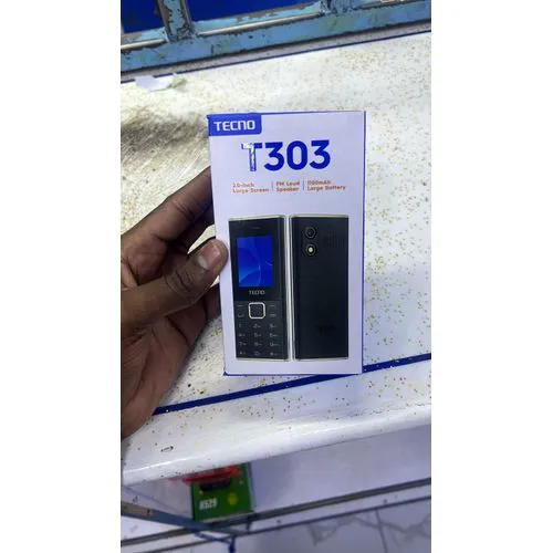Tecno T303 Dual SIM Feature Phone 32GB Expandable 1150mAh Battery FM Radio Torch Bluetooth Strong Battery Kabambe Phone Affordable Simple Phone Kenya