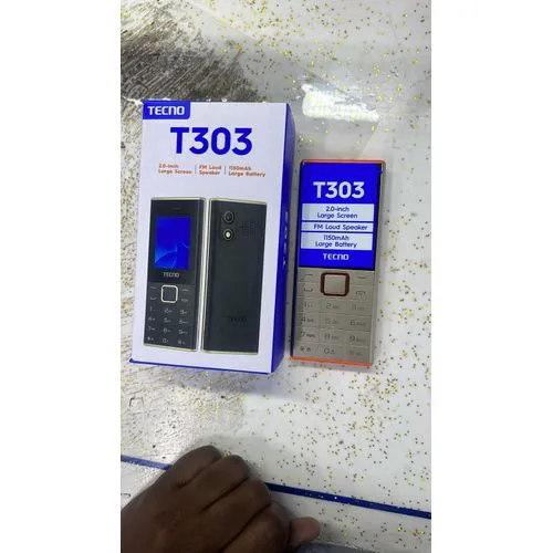 Tecno T303 Dual SIM Feature Phone 32GB Expandable 1150mAh Battery FM Radio Torch Bluetooth Strong Battery Kabambe Phone Affordable Simple Phone Kenya