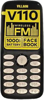 (ON OFFER) VILLAON V110 AFFORDABLE PHONE KABAMBE/KATULULU DUAL SIM CARD, WIRELESS FM, BRIGHT TOUCH,FACEBOOK,1000MAH TWO SIM CARD SLOT BLUETOOTH FEATURE PHONE