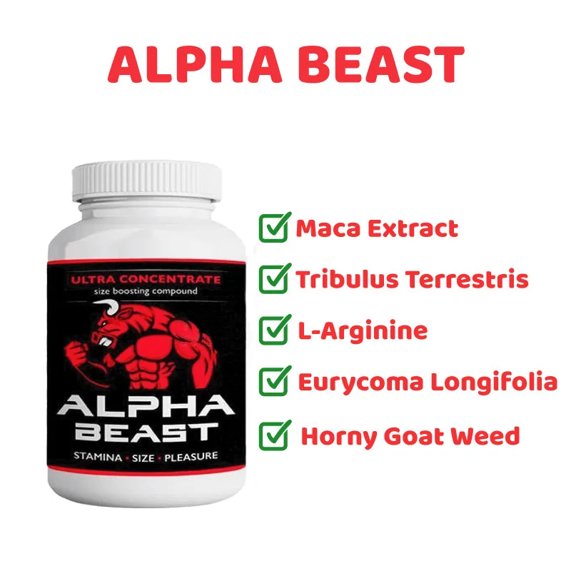ALPHA BEAST + TITAN GEL TANTRA COMBO , Ultimate Male Performance Pack | Stamina, Libido & Enlargement Support view 3