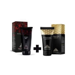 2 in 1 titan Penis Enlargement Gel plus Gold Growth Cream