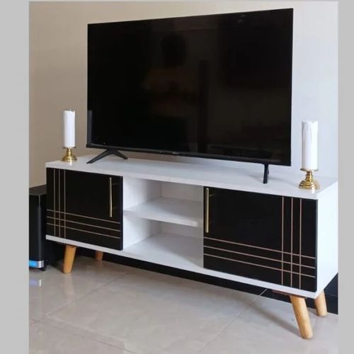 Sydney 4ft Modern Tv Stand- White &Black