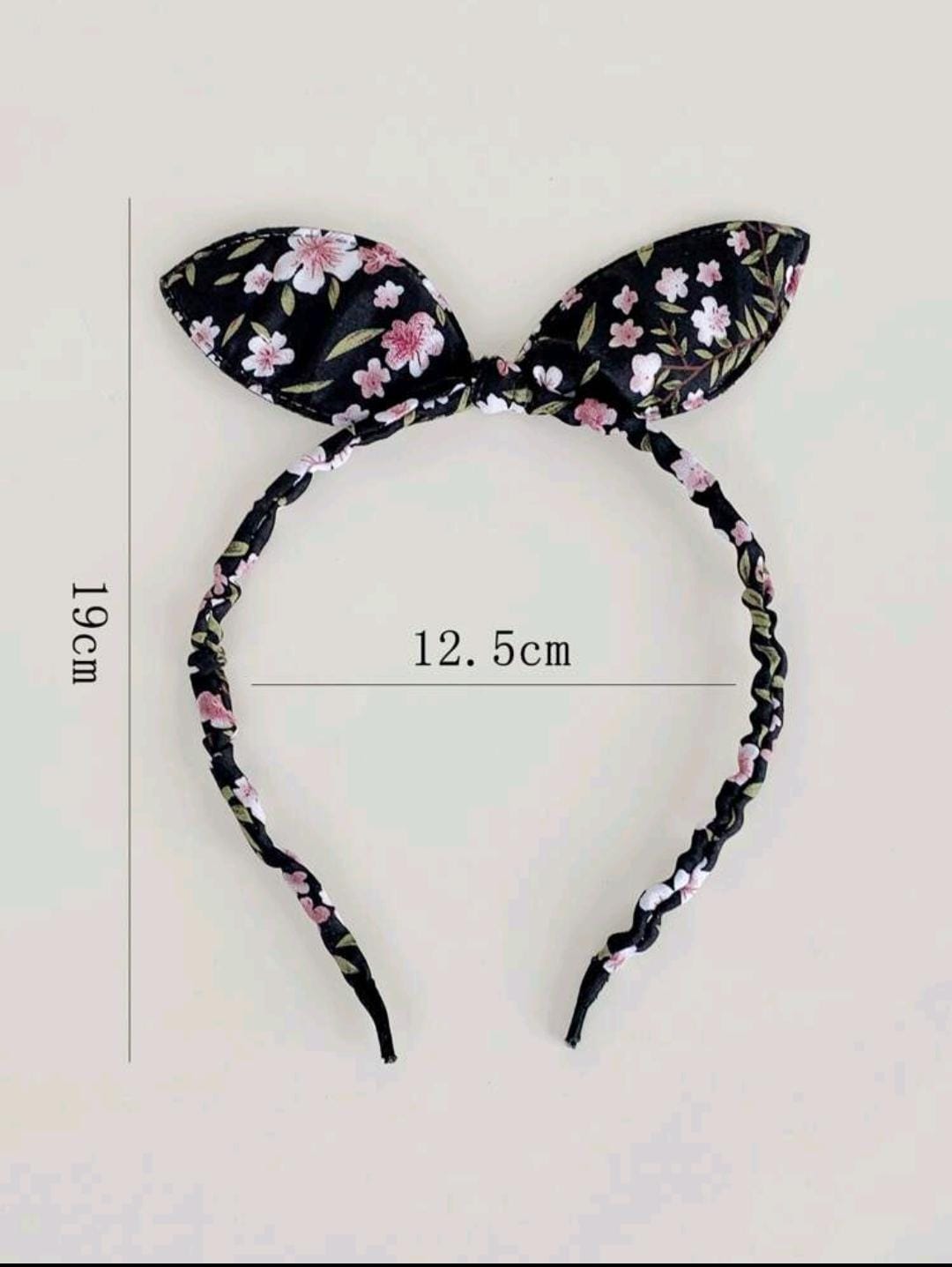 Toddler Girls Printed Bow Headbands  Cute Bunny Ear Knot Hair Bands for Baby Girls, Kids and Everyday Wear