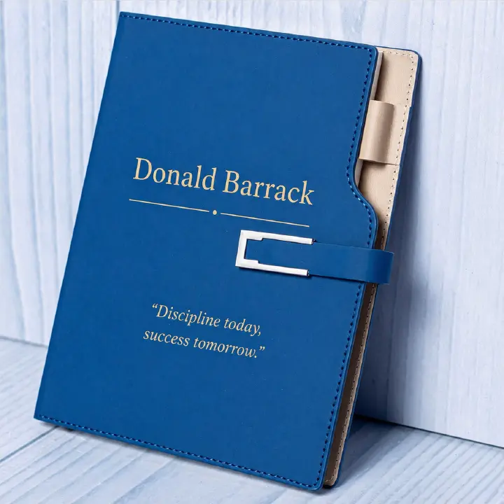 Custom A5 Curved Notebook with Name & Quote – Personalized Ergonomic Journal | Premium Soft Cover, Smooth Writing Pages for School, Office & Gift | Multiple Colors Available