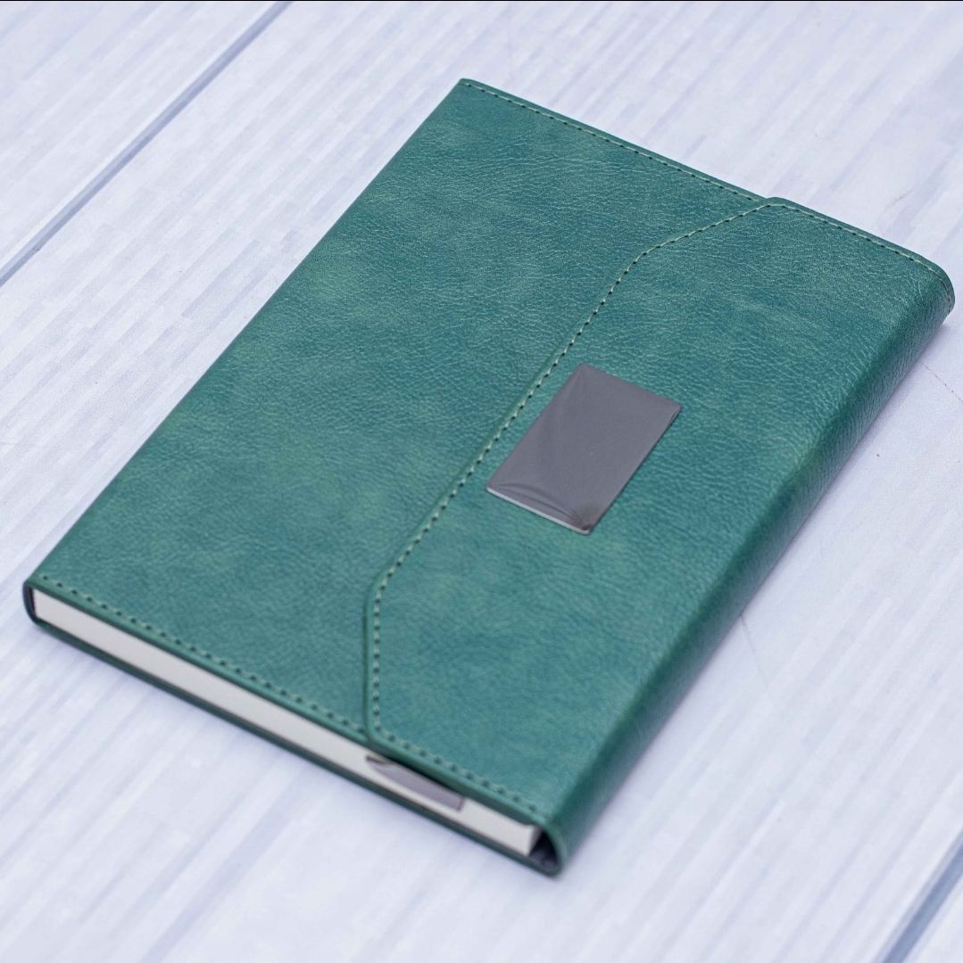 E545 Luxury A5 Spiral Notebook with FREE Pen – Premium Hardcover Journal for School, Office, Business Meetings, Study & Daily Planning (Blue, Red, Black, Grey & Green)