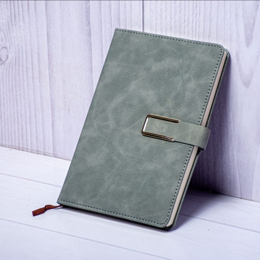 Best Seller! Premium A5 Magnetic Buckle Executive Notebook with FREE Executive Pen – Luxury PU Leather Business Journal, Hard Cover Office Diary, Planner & Writing Book