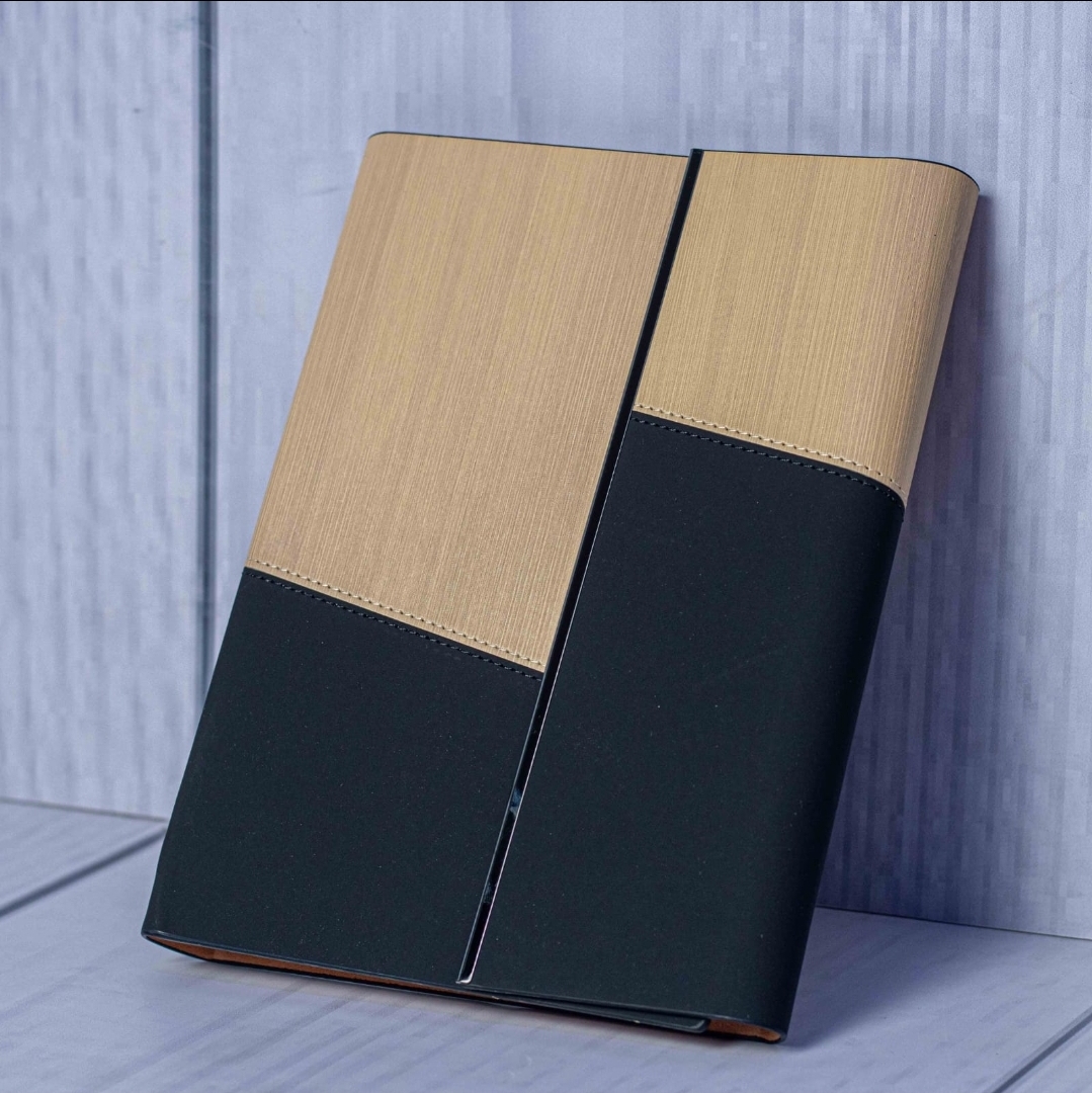 B5 2 Tone Executive Notebook Journal with Complimentary Pen – Elegant Hardcover Business Diary for Office, School, Meetings & Daily Planning