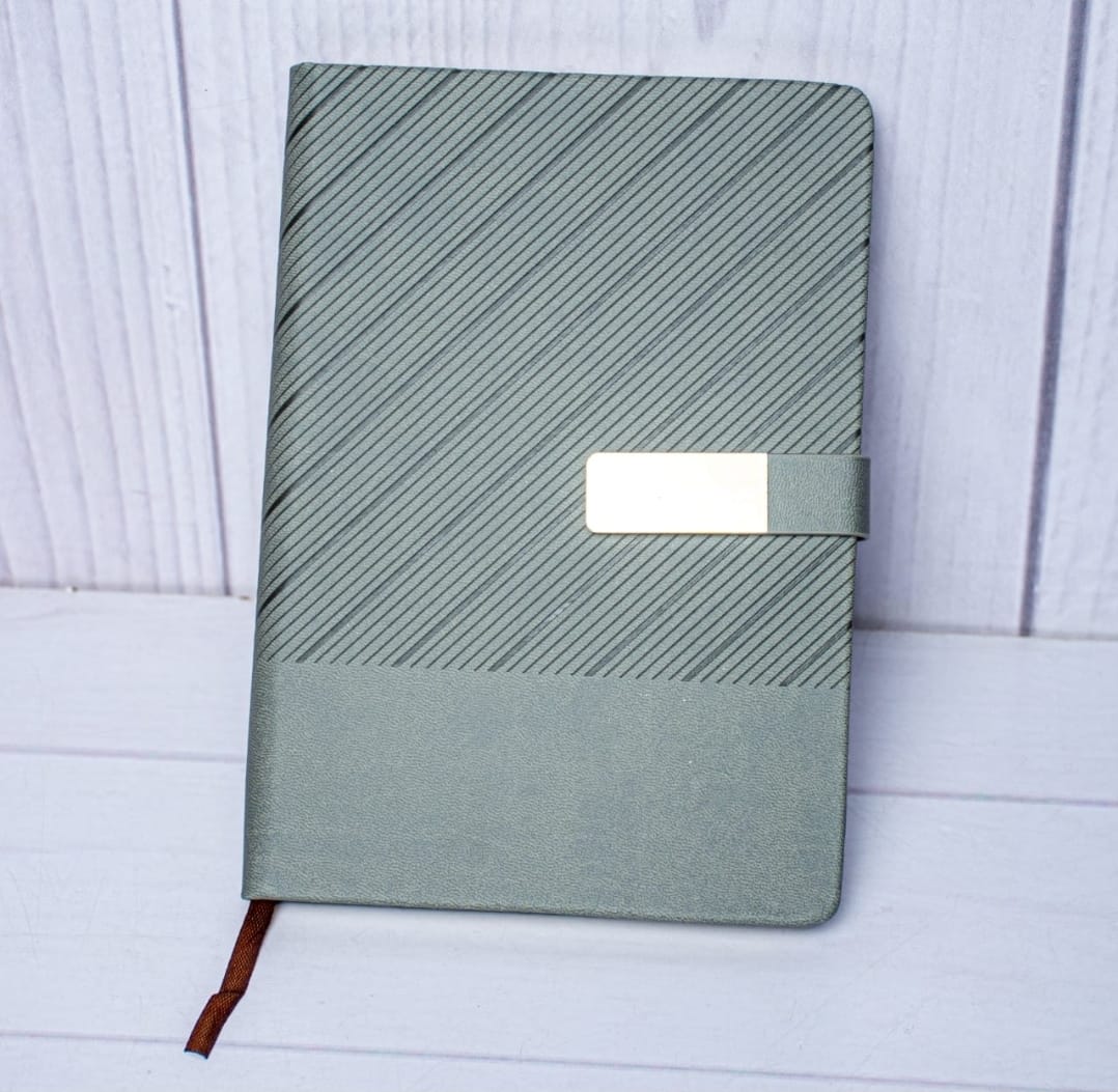 Limited Offer! Luxury Wave A5 Executive Notebook with FREE Executive Pen – Premium Hard Cover Business Diary, Office Journal, Professional Planner & Writing Notebook