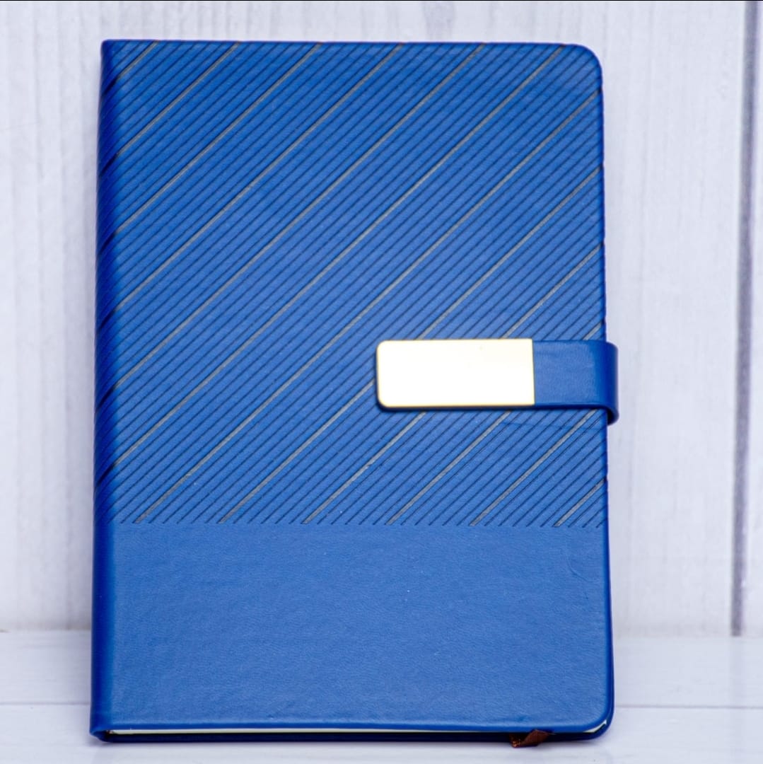 Limited Offer! Luxury Wave A5 Executive Notebook with FREE Executive Pen – Premium Hard Cover Business Diary, Office Journal, Professional Planner & Writing Notebook