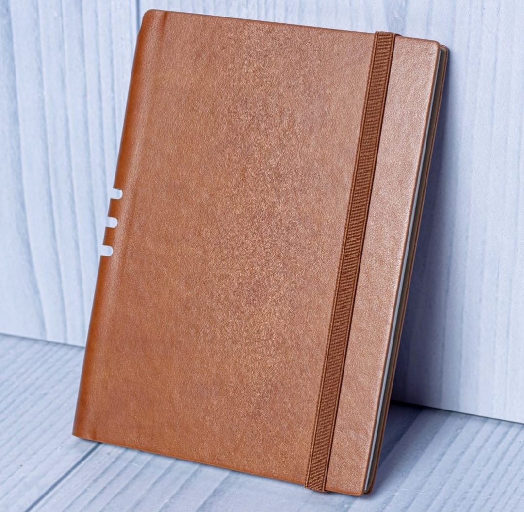 Limited Offer! Luxury A5 Band Flexy Executive Notebook with FREE Executive Pen – Premium Elastic Band Business Journal, Soft Cover Office Diary, Planner & Writing Notebook