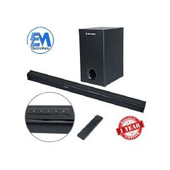 ElectroMate SB02 Soundbar Speaker with Wired Subwoofer – Bluetooth Home Theater System, 3D Surround Sound, Hi-Fi Stereo, Deep Bass, USB & AUX
ElectroMate SB02 Soundbar Speaker with Wired Subwoofer – B