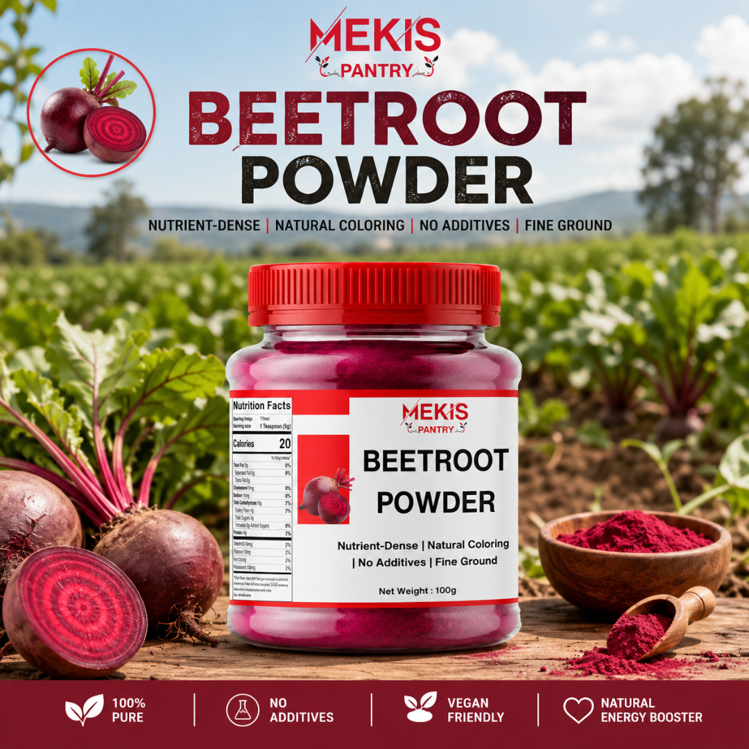 Mekis Pantry Beetroot Powder - Supports healthy blood flow and heart health