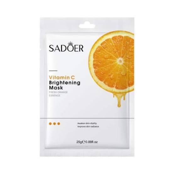 SADOER 10-Piece Face Mask Set 1 Collagen  Mask, 1 Vitamin C  Mask,1 Turmeric  Mask, 3 Avocado  Mask, 3 Cucumber  Mask 1 Foot  Mask - Hydrating & Nourishing for All Skin Types