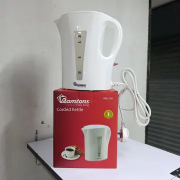 ☕ Ramtons 1.7L Electric Kettle
Boil water quickly and conveniently with the Ramtons 1.7L Electric Kettle. Designed for speed, safety, and everyday use, it's perfect for making tea, coffee, hot chocol