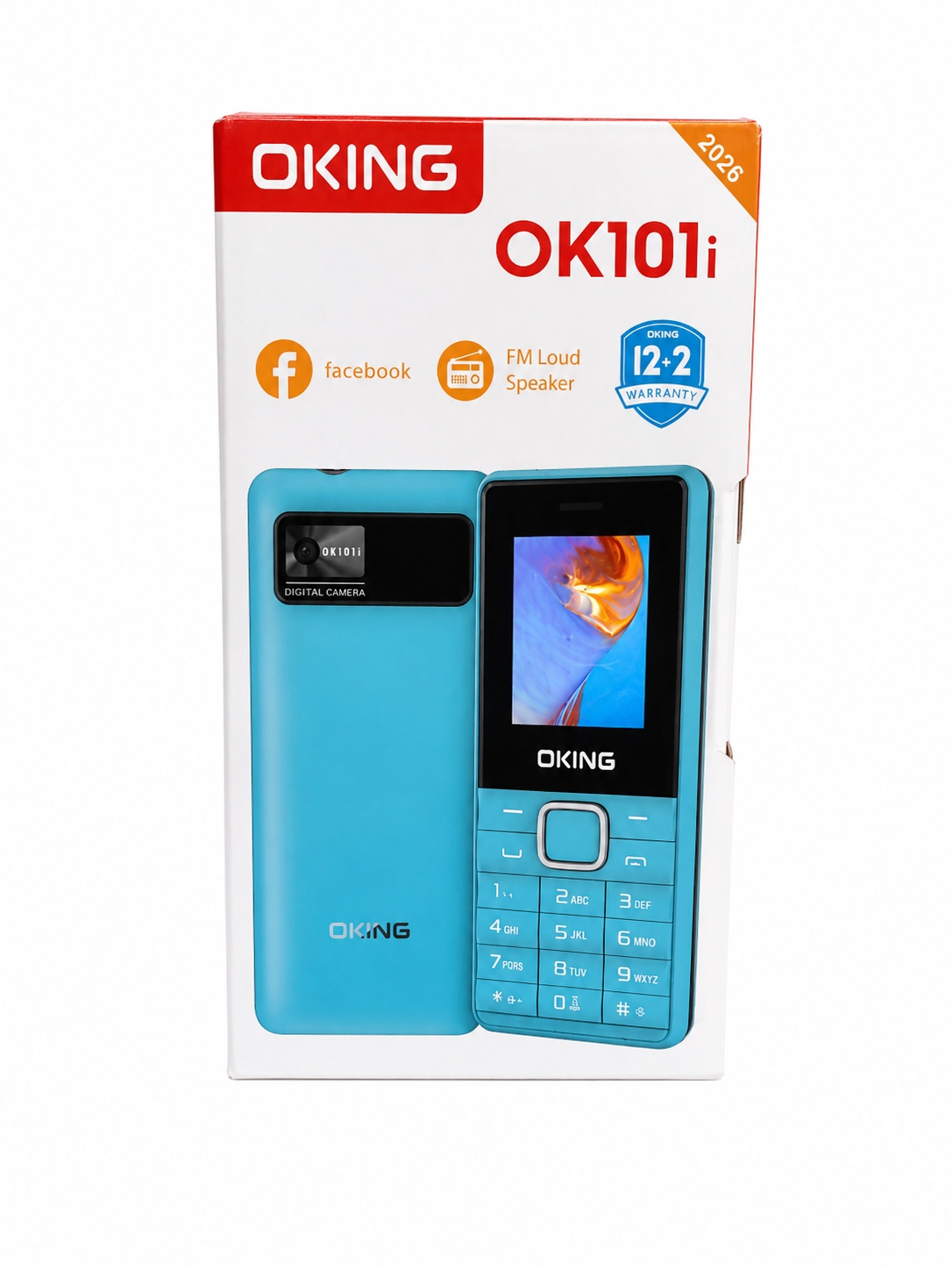 OKING K101 1.77" dual sim Featured Phones kabambe Katululu Camera Torch 1000 MAh Battery wireless FM oking