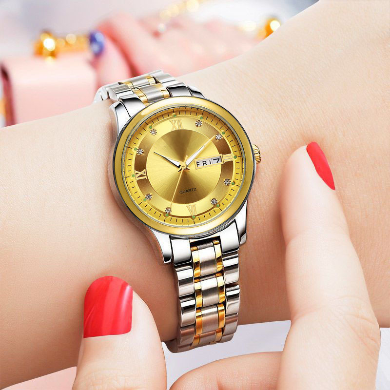 New Quartz First Class Fully Automatic Watch Non Mechanical Watch Night Light Women's Watch Waterproof Fashion New Women's Watch