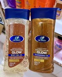 Dr. Davey Replenishing Glow Body Gel Oil with 100% pure cocoa butter - This body oil is formulated to moisturize dry skin, leaving it soft and smooth without a greasy residue.