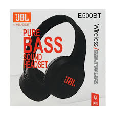 Brand New JBL E500BT: Noise-cancelling Wireless Headset On-Ear Headphones with Pure bass Sound Hands free calls Foldable design light weight earphones Head Set