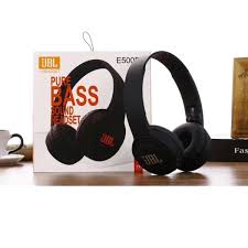 Brand New JBL E500BT: Noise-cancelling Wireless Headset On-Ear Headphones with Pure bass Sound Hands free calls Foldable design light weight earphones Head Set