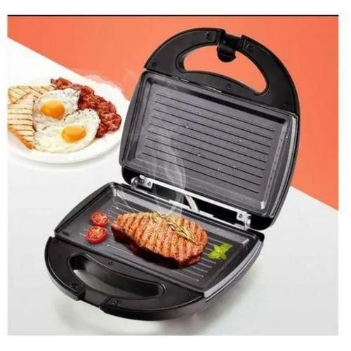 SOKANY 3-in-1 Sandwich Maker - 750W Multi-Function Waffle, Donut & Sandwich Toaster with Non-Stick Plates, Cool Touch Handle, Indicator Lights for Quick Breakfast Snacks Family Meals
