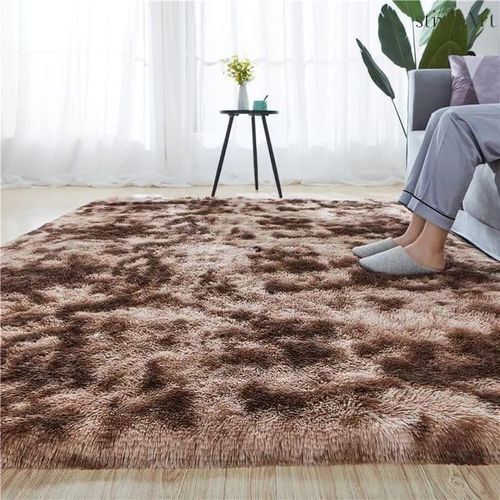 5 By 8 Soft Fluffy Carpets Non-slip Rugs Floor Mat