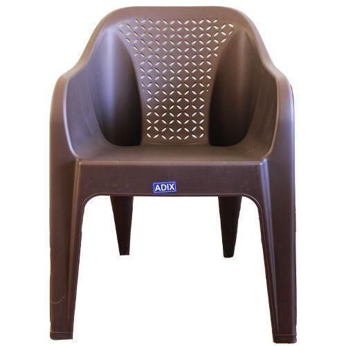 Ergonomic High-Back Plastic Chair with Armrests - Heavy-Duty Design