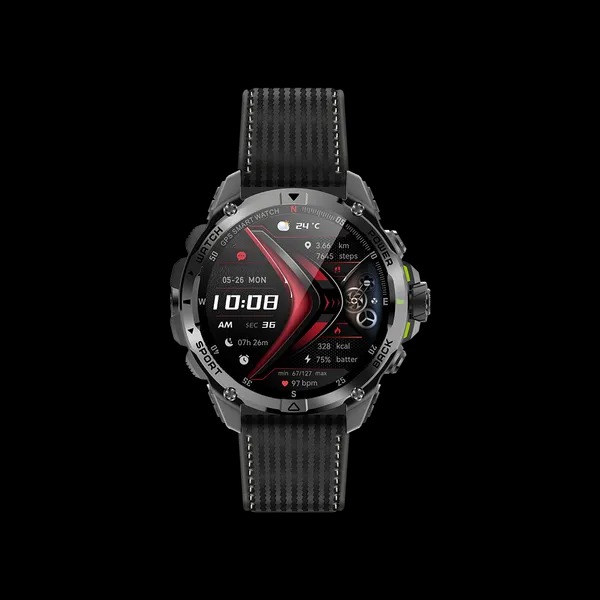 ORAIMO Watch GT OSW-852H 1.43" AMOLED 3ATM GPS Smart Watch with 2 Replaceable Straps and more than 67 days standby time