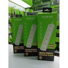 ORAIMO (POWERHUB 2) SUPER QUALITY EXTENSION WITH FAST CHARGE USB-C PORT 3250W POWER RATING, 4 WAY PORTS & 2M CABLE - WHIT