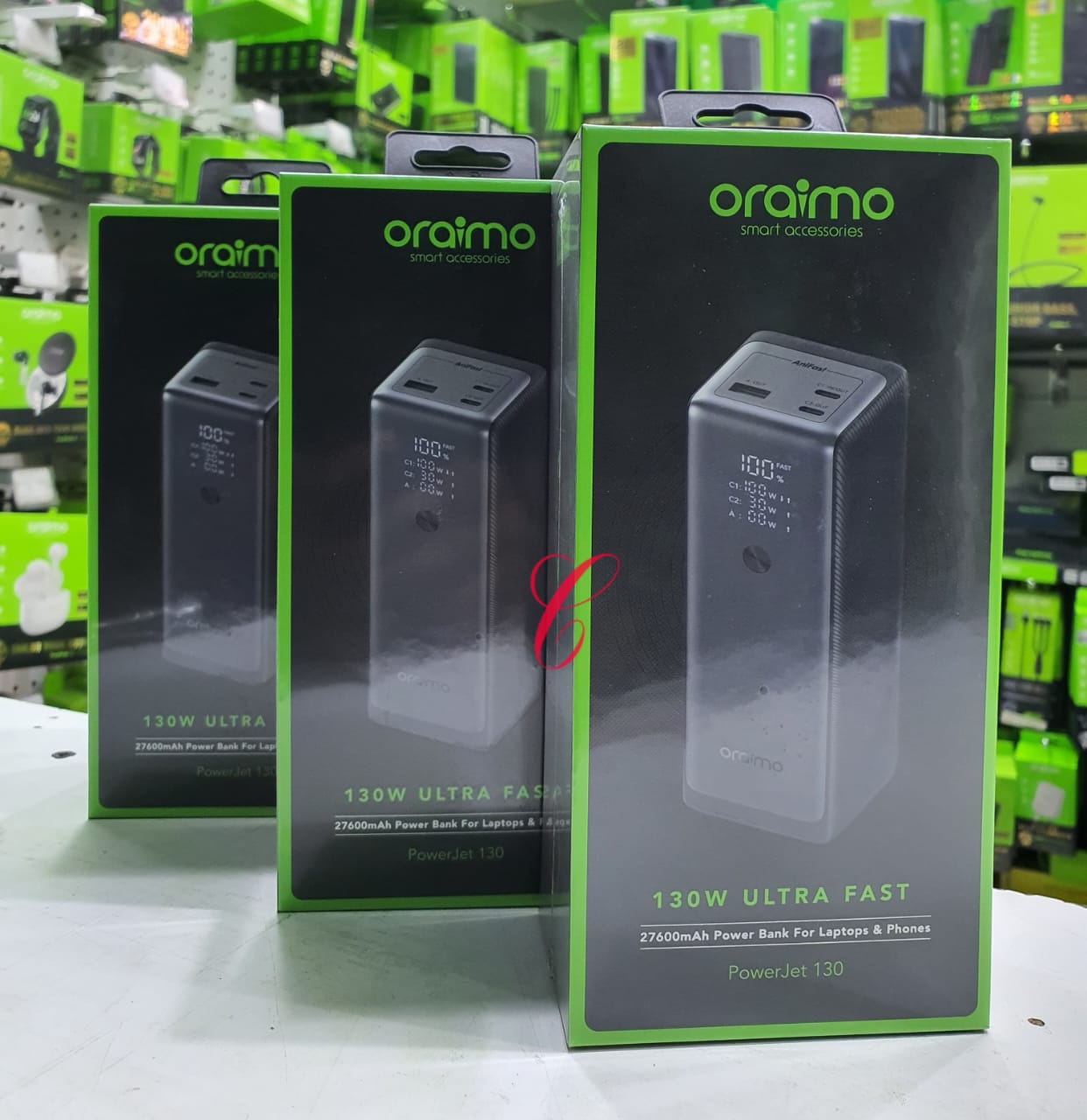 ORAIMO PowerJet 130W OPB-727SQ 130W Laptop & Phone High Capacity, Durable And Super Fast Charging Power Bank, can Charge Phones and Laptops