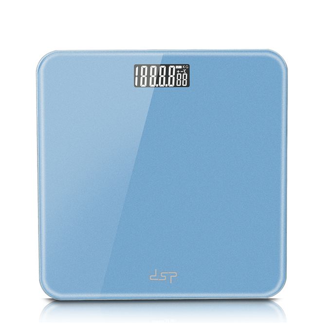 DSP Personal Electronic Body Weighing Scale - Multicolor, Accurate Digital Bathroom Scale for Home Use, Portable & Durable