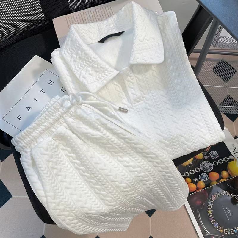 2-piece set, women's clothing, summer new street-style set, design-inspired matching outfit, youthful and casual sporty two-piece set.