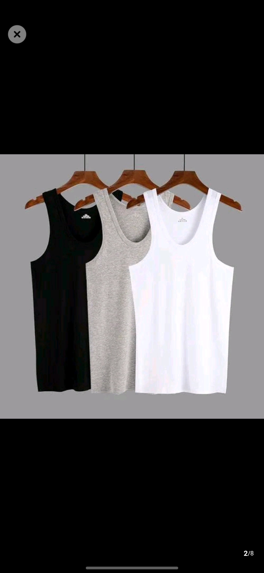 3PCS Pure Cotton Men Vests Soft Breathable Sleeveless Innerwear for Men Comfortable Lightweight Undershirts M–3XL Durable Everyday Wear Gym Casual and Daily Use