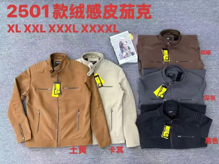 Men’s PU Leather Jacket Premium Casual Motorcycle Style Coat Durable Fashion Outerwear Wind Resistant Comfortable Fit for Travel Work Everyday Wear Available Sizes XL to 4XL