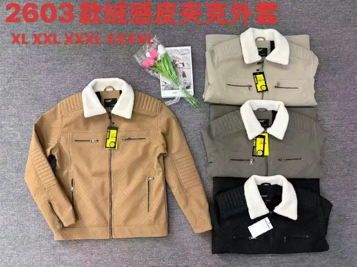Men’s PU Leather Jacket with Fur Collar Premium Winter Casual Coat Warm Comfortable Durable Fashion Outerwear Wind Resistant Stylish Jacket for Travel Work Everyday Wear Sizes XL to 4XL