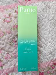 Purito Seoul Mighty Bamboo Panthenol Face Cream 100ml - 10% Panthenol for Blemish Recovery & Glow