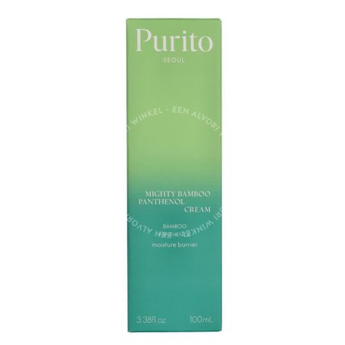 Purito Seoul Mighty Bamboo Panthenol Face Cream 100ml - 10% Panthenol for Blemish Recovery & Glow