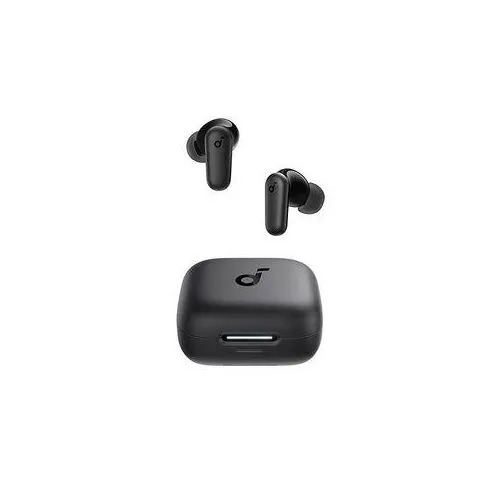 Soundcore earbuds.30 hours of playtime with charging case, high bass, IPX5 water resistance, clear calls with AI-enhanced technology, and 22 EQ presets via the Soundcore app