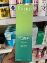 Purito Seoul Mighty Bamboo Panthenol Face Cream 100ml - 10% Panthenol for Blemish Recovery & Glow