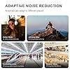 QCY H3 ANC Bluetooth Headphones Over Ear, Active Noise Cancelling Bluetooth 5.4 Headphones With Microphones, Hi-Res Audio Sound, Multipoint Connection, 60H Playback, Custom EQ Via AppBack