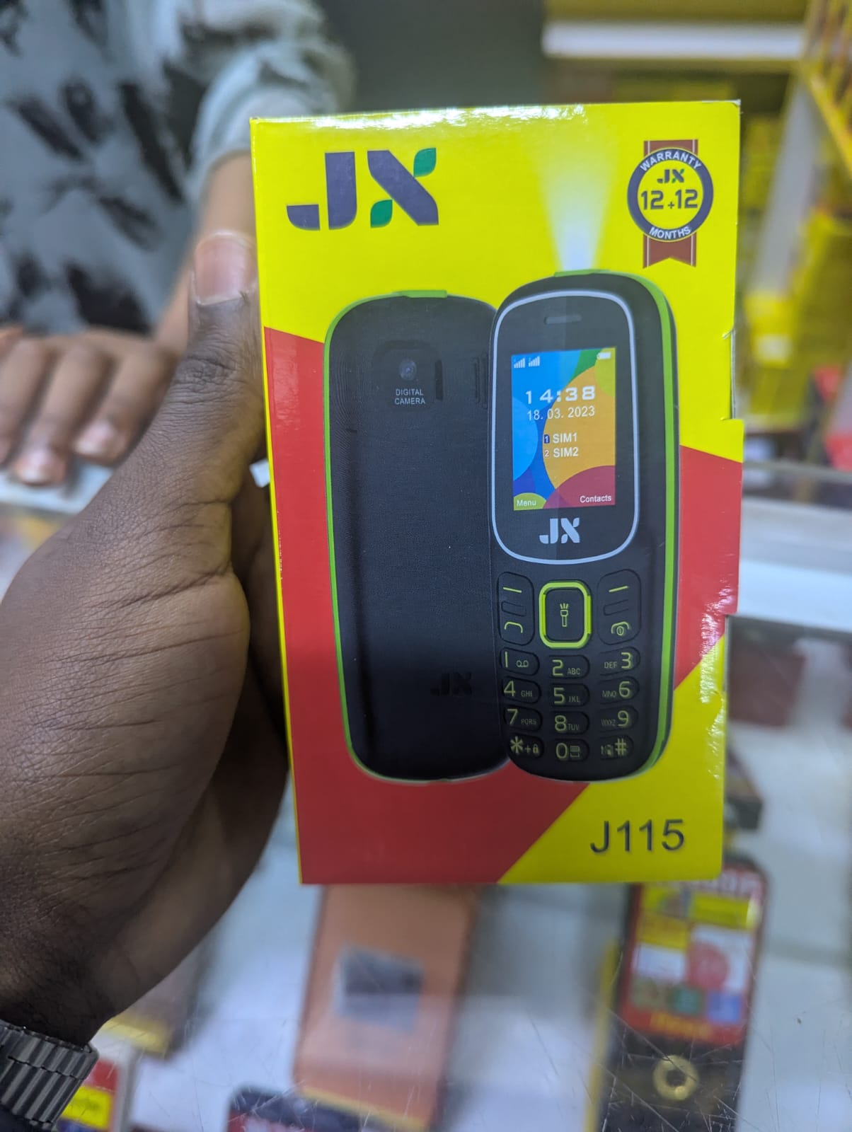 [NEW ARRIVALS!!!!]JX J115 1.77" SCREEN MOBILE PHONE WITH 3200mAh LARGE BATTERY BIG TORCH,FM WIRELESS ,HD CAMERA KABAMBE/KATULULU/MULIKA MWIZI/FEATURE PHONE
