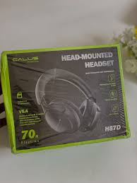 CALUS H87D Wireless Bluetooth Headphones V5.4 ANC Head-Mounted Headset | 70H Playtime | Type-C Charging | Low Latency