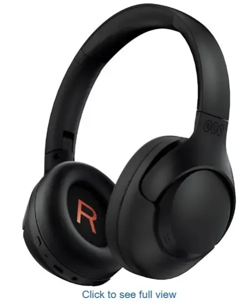 QCY H3 ANC Bluetooth Headphones Over Ear, Active Noise Cancelling Bluetooth 5.4 Headphones With Microphones, Hi-Res Audio Sound, Multipoint Connection, 60H Playback, Custom EQ Via AppBack