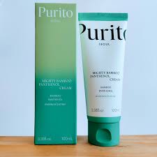 Purito Seoul Mighty Bamboo Panthenol Face Cream 100ml - 10% Panthenol for Blemish Recovery & Glow