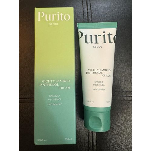 Purito Seoul Mighty Bamboo Panthenol Face Cream 100ml - 10% Panthenol for Blemish Recovery & Glow