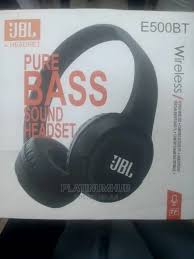Brand New JBL E500BT: Noise-cancelling Wireless Headset On-Ear Headphones with Pure bass Sound Hands free calls Foldable design light weight earphones Head Set