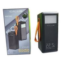 CALUS FAST 580 Power Bank 50,000mAh 22.5W Fast Charge USB-C LCD Display with TWO INPUTS AND TWO OUTPUTS , LED PORTAL DISPLAY , LED STRONG LIGHTING SUPER FAST CHARGING POWERBANK