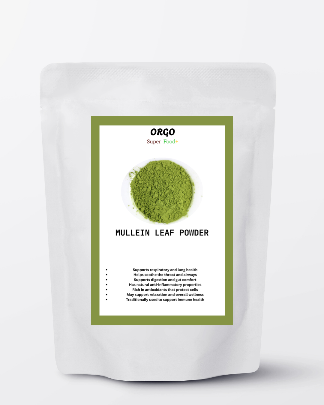 ORGO MULLEIN LEAF POWDER 60G, 125G, 250G